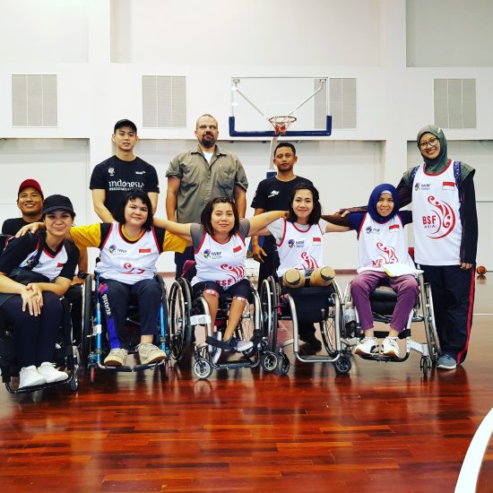 Indonesian women’s wheelchair basketball to Thailand