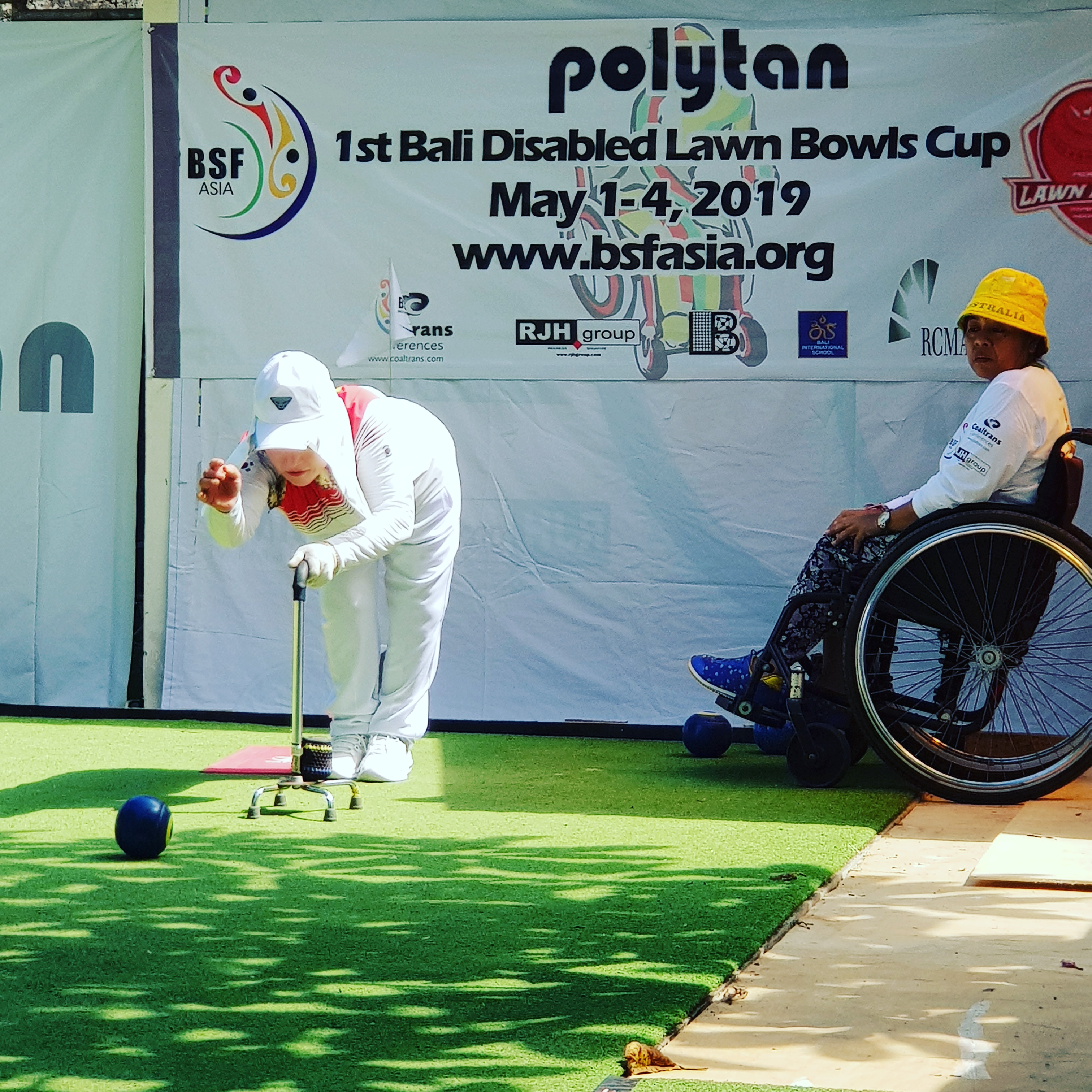 Korea wins the inaugural Polytan Bali Disabled Lawn Bowls Cup