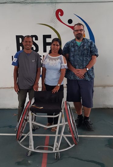 Visit to BSF by Timor-Leste Wheelchair Tennis Federation